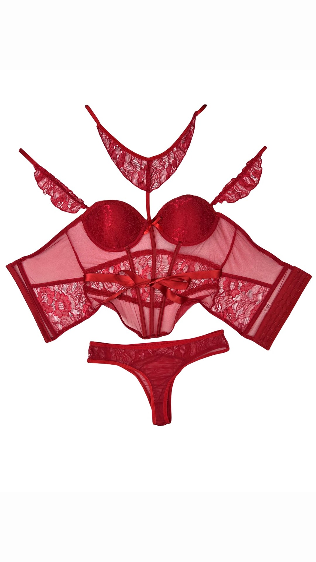 Isadora Fishbone Sling Lingerie Set