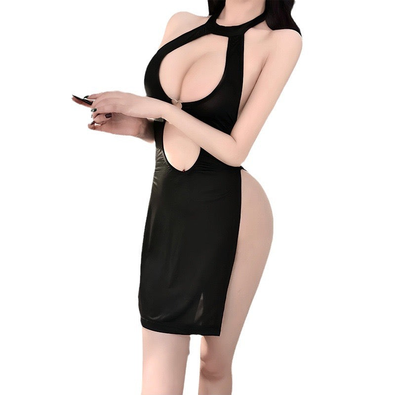 Lila Easy-Access Cheongsam