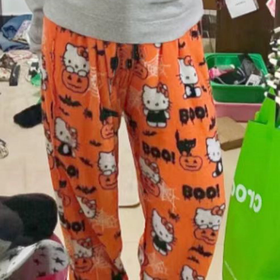 Pyjama Hello Kitty citrouille