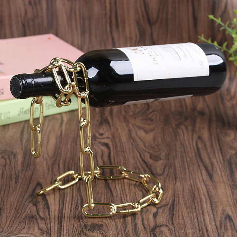 Creative Floating Chain Wine Rack