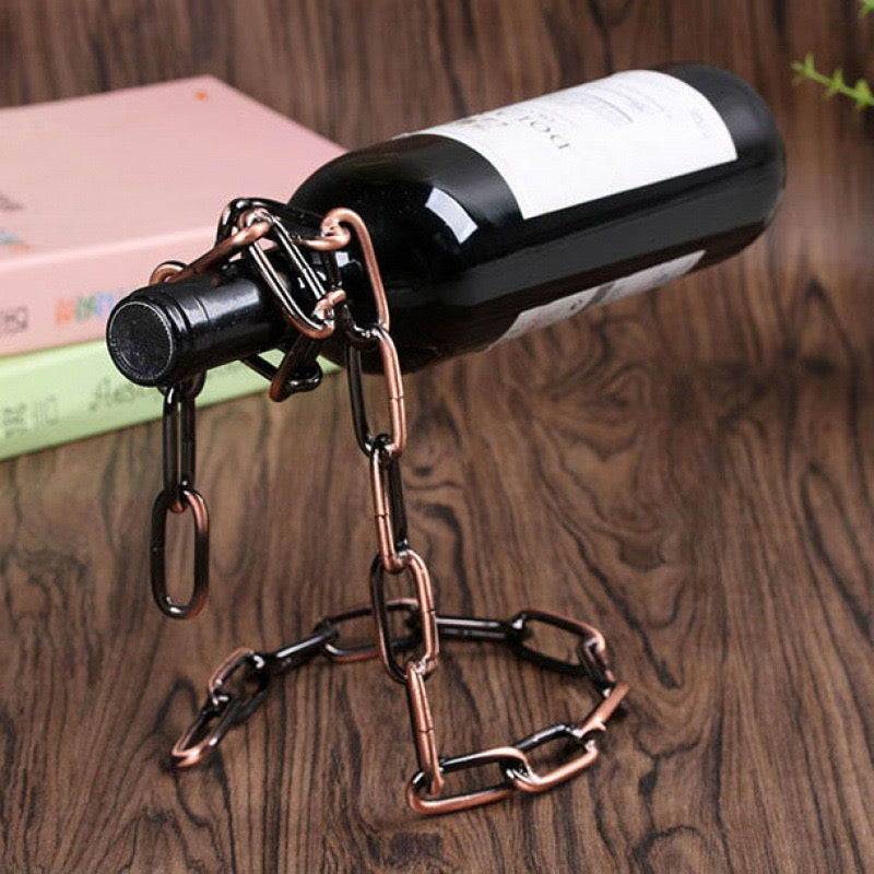 Creative Floating Chain Wine Rack