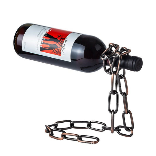 Creative Floating Chain Wine Rack