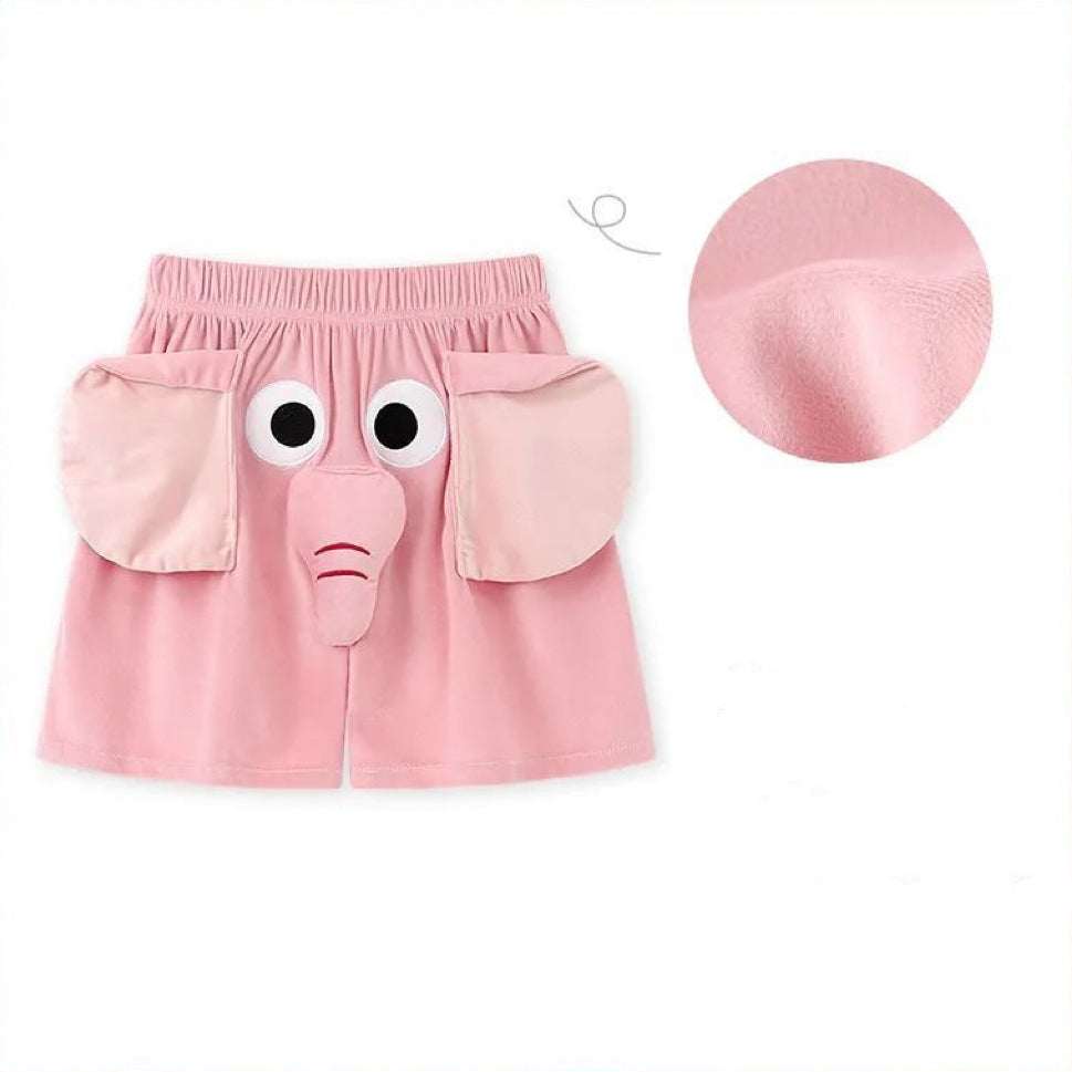 Elefanten-Pyjama-Shorts